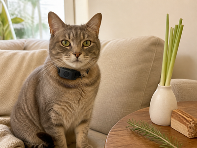 2. Our SmartRelease technology releases a plant-based blend around her. (You won't smell it)